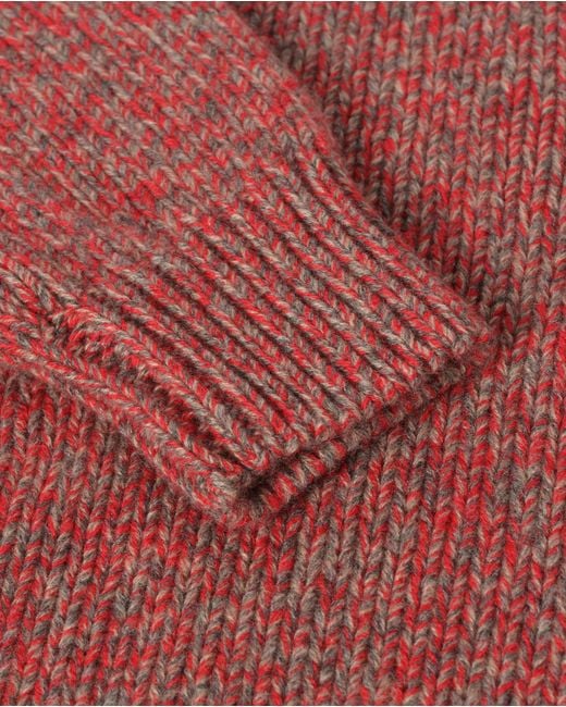 Johnstons Red Fyfe Cashmere Jumper