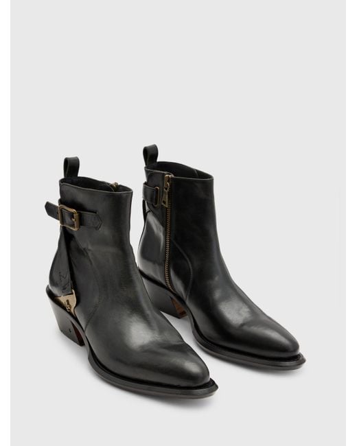 John Varvatos Black Crosby Jodhpur Boot for men