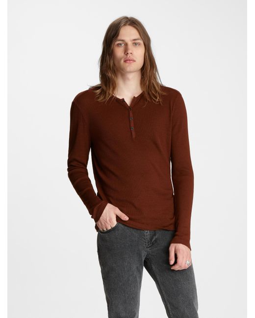 slim fit henley