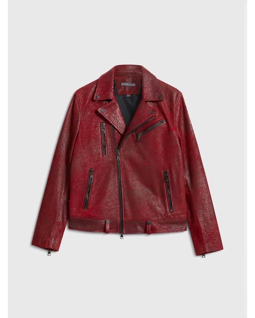 John Varvatos Red Chelsea Biker for men