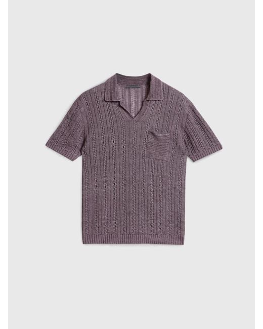 John Varvatos Purple Odin Polo for men