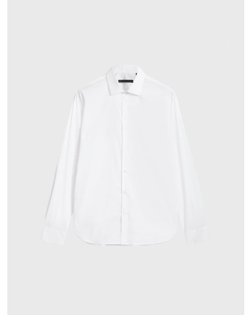 John Varvatos White Stella Dress Shirt for men