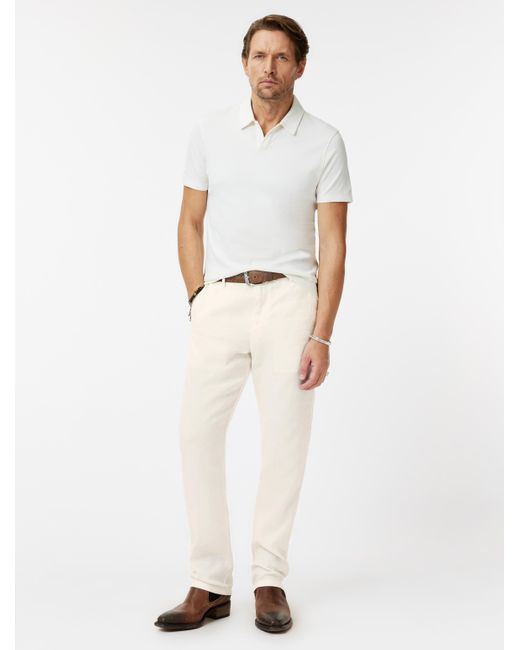 John Varvatos White Flint Pant for men