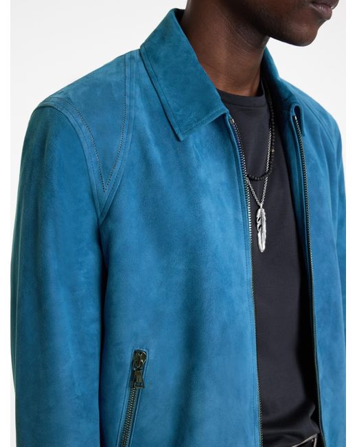 John Varvatos Blue Rockaway Jacket for men