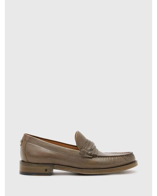 John Varvatos Brown Hawthorne Loafer for men