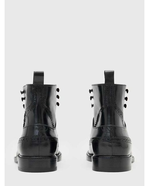 John Varvatos Black Harrison Boot for men