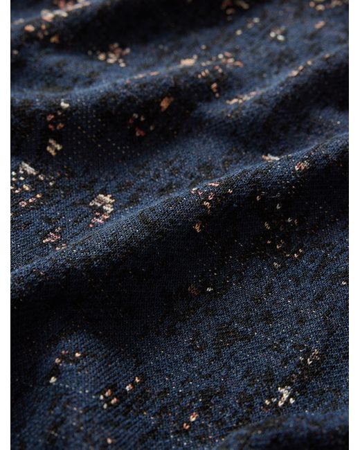 John Varvatos Blue Leao Crewneck Sweater for men