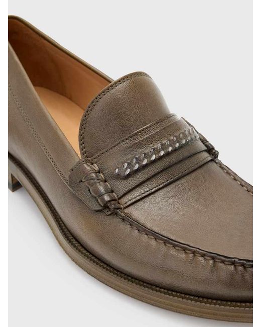 John Varvatos Brown Hawthorne Loafer for men