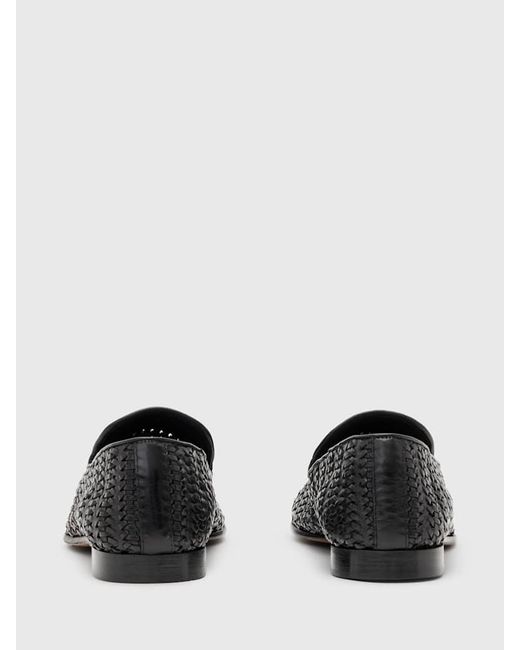 John Varvatos Black Venice Slip-on Loafer for men