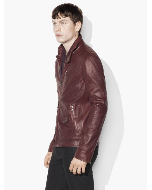 Cranberry leather jacket hotsell