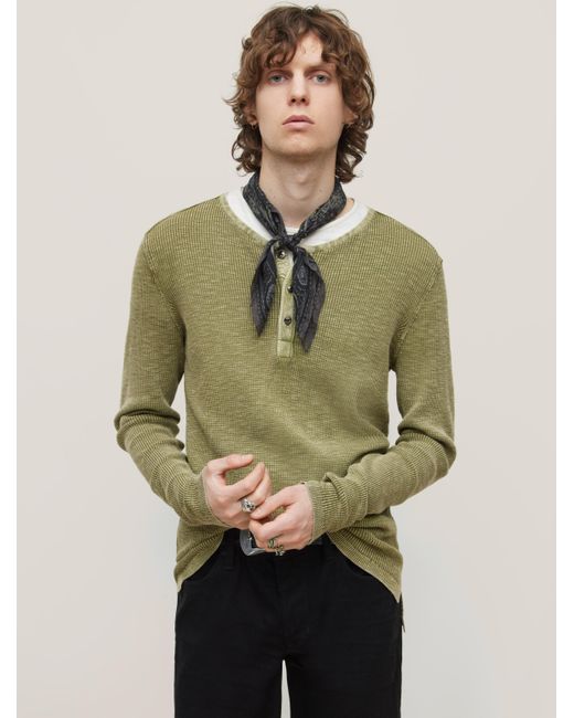 John Varvatos Cotton Nashville Waffle 