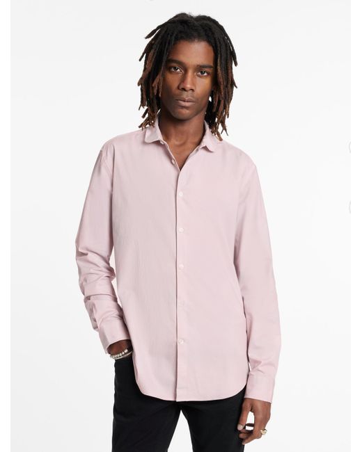 John Varvatos Pink Orchard Shirt for men