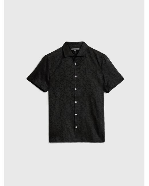 John Varvatos Black Lawrence Shirt for men