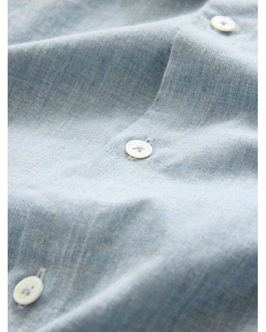 John Varvatos Blue Rosedale Shirt for men