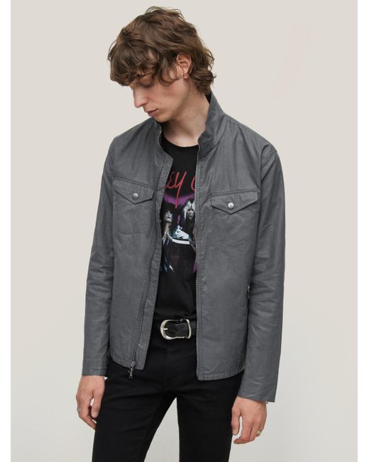 John Varvatos Linen Coal Jacket in Grey Stone (Gray) for Men Lyst