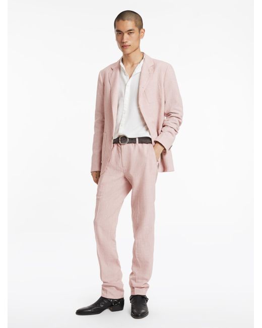 John Varvatos Pink Motor City Pants for men