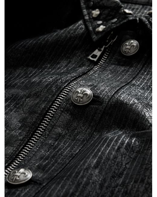 John Varvatos Black Hammels Jacket for men