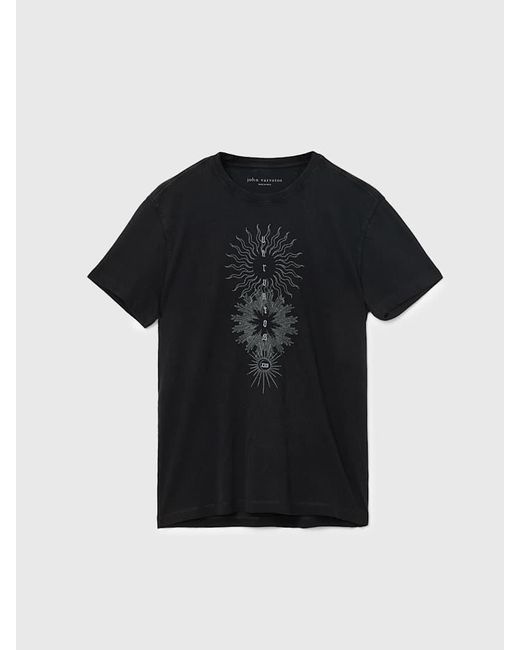 John Varvatos Black Varvatos Rays Tee for men