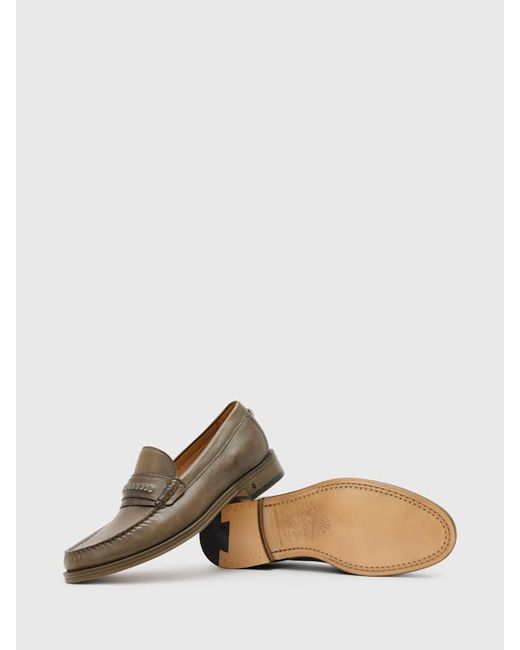 John Varvatos Brown Hawthorne Loafer for men