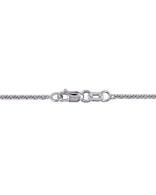 Created Forever Metallic 1 Ct Tw Lab-Grown Diamond Solitaire Necklace