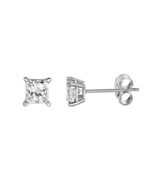 Brilliant Diamond Metallic 14Kt 0.75 Carat Lab Grown Diamond Stud Earrings For