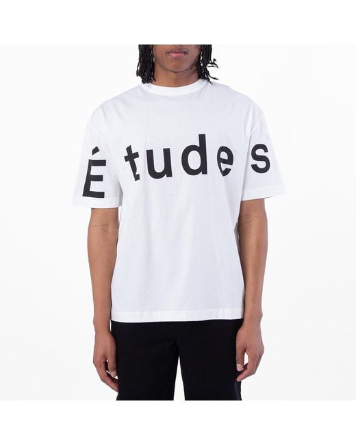 Etudes Studio Natural Big-Print Spirit Logo T-Shirt for men
