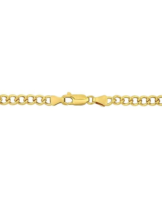 Amour Metallic 4.1Mm Curb Chain Bracelet