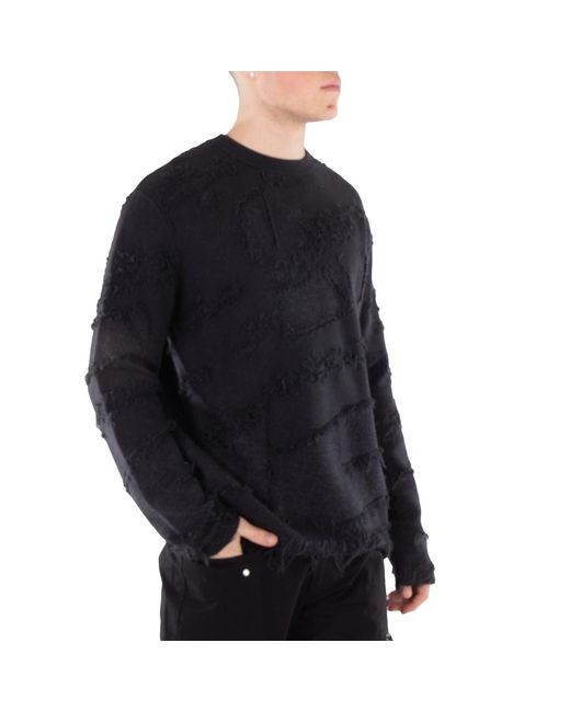 A_COLD_WALL* Black A Cold Wall Woolen Frontage Jumper for men