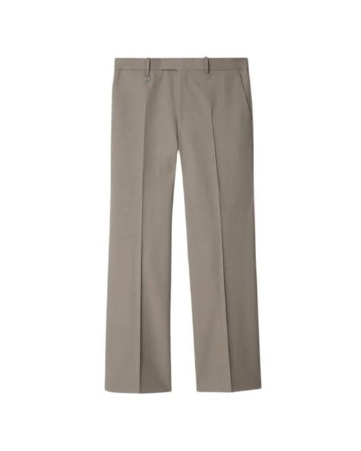 Burberry Gray Wool Tailored Trousers, Brand Size 44 (Waist for men