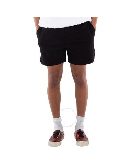 Burberry Black Morden Ekd Jacquard Shorts for men