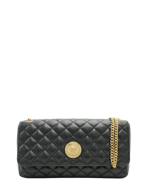 Versace Gray Leather Crossbody Bag