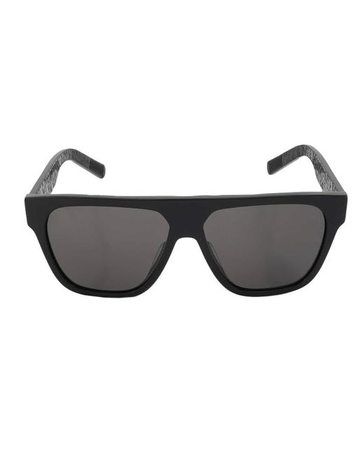 Dior Black Grey Square Sunglasses B23 S3i 10a0 57 for men