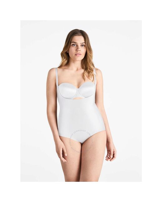Wolford White Mat De Luxe Forming Bodysuit