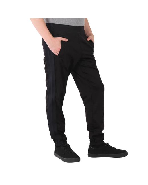 Roberto Cavalli Black Jacquard Logo Sweatpants for men