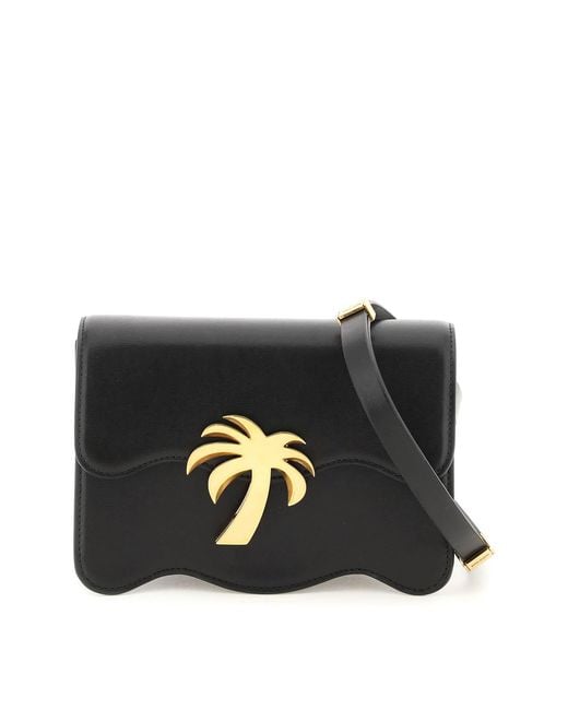 Palm Angels Black Medium 'palm Beach' Bag