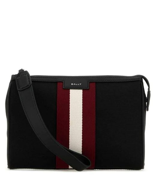 Bally Black Code Pouch for men