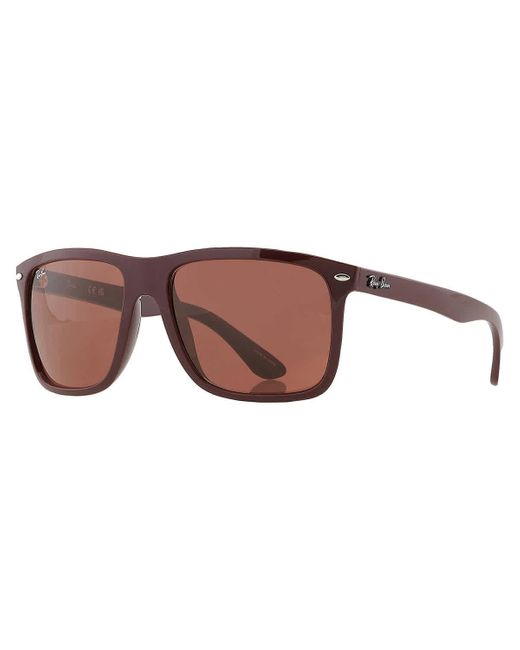 Ray-Ban Brown Boyfriend Two Red Square Sunglasses Rb4547 6718c5 60