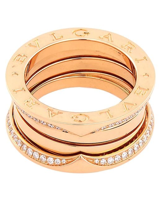 BVLGARI Metallic 18 Kt B.Zero1 Three-Band Ring