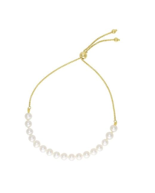 Tresorra Metallic 14K Pearl Strand Friendship Bracelet