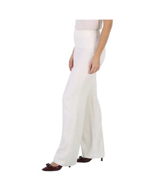 Stella McCartney Gray Ladies High-Waisted Flared Trousers