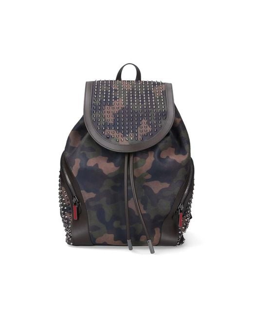 Christian Louboutin Gray Funky Backpack for men