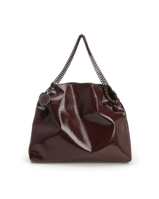 Stella McCartney Brown Falabella Drawstring Bag
