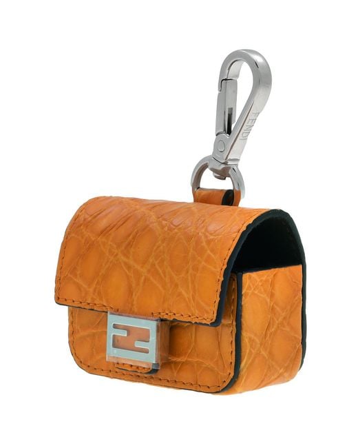 Fendi Orange Pico Baguette Airpods Pro Case 7As157-Ad1N-F1Dxk for men