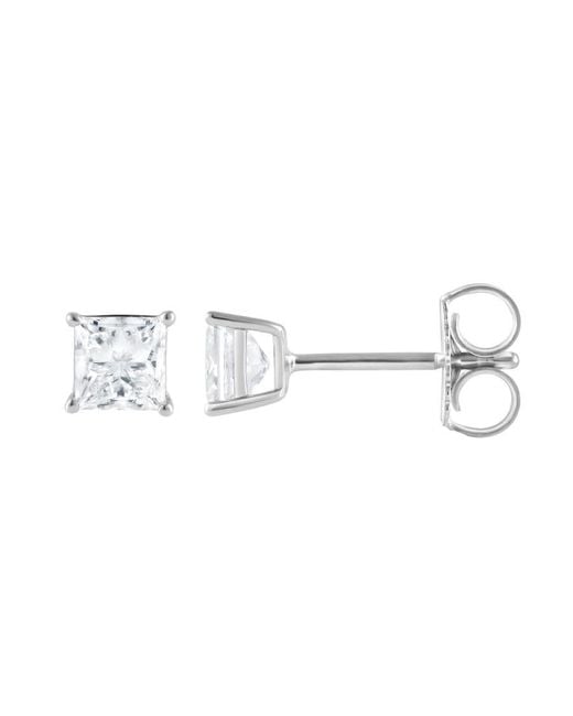 Brilliant Diamond White 14Kt 1.00 Carat Lab Grown Diamond Stud Earrings For