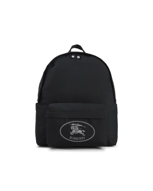 Burberry Black Orkney Zip Nylon Backpack for men