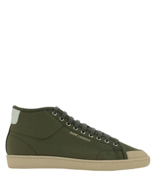 Saint Laurent Green Court Classic Sl 39 Midtop Sneakers, Brand Size 41 Us for men