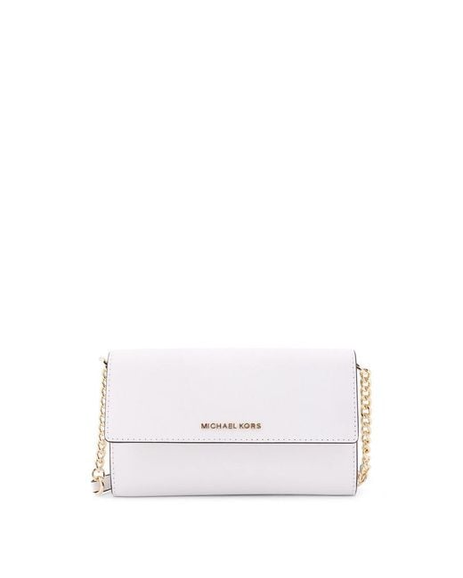 Michael Kors White Jet Set Shoulder Bag