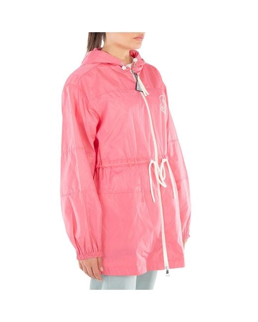 Moncler Pink Veirade Hooded Parka, Brand Size 2 (Medium) for men