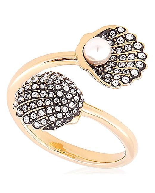 Swarovski Metallic Idyllia Open Ring