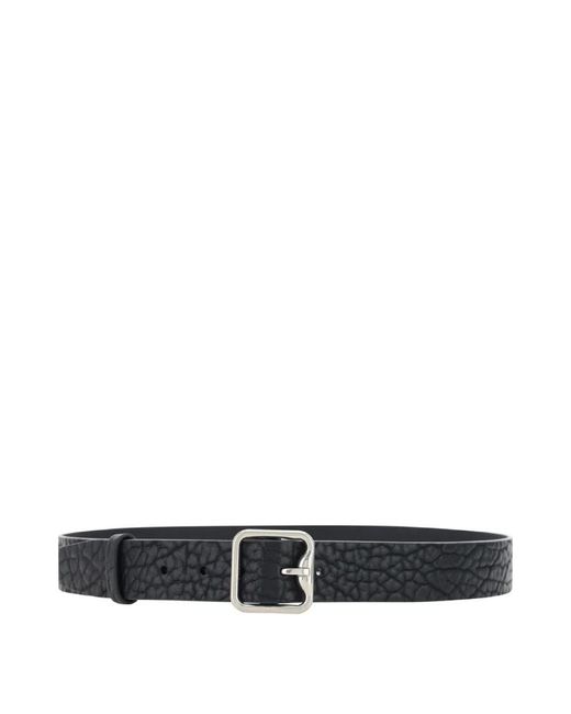 Burberry Black B-Buckle Leather Belt, Cm 36 Inch for men